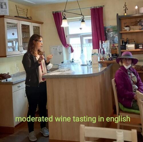 Franzi leading a tour